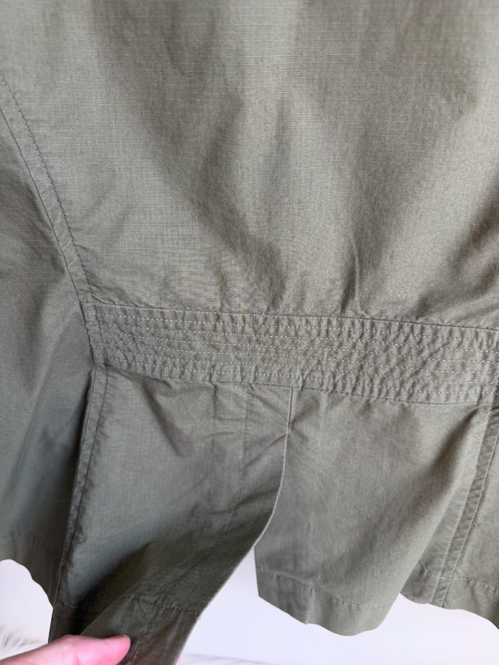 Eddie Bauer Women’s Utility Safari Blazer Jacket Olive/Sage Green Size 6 - Picture 7 of 11